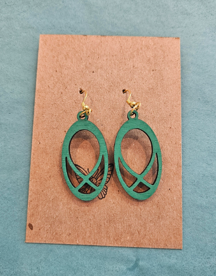 Cross-Circle Earrings-Wanderland