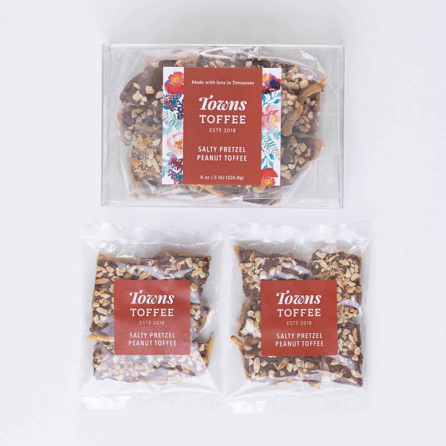 Towns Salty Pretzel Peanut Toffee
