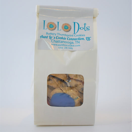 Lo Lo Dots Buttery Thumbprint Cookies
