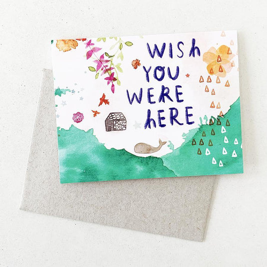 Wish You Were Here - Meera Lee Patel Greeting Card