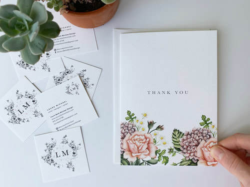 Thank You - Laura B. Michael Greeting Card