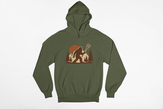 Laxsquatch  Fleece Hoodie