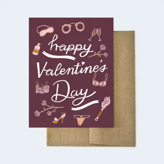 Kinky Valentine's Day Card - Aviate Press