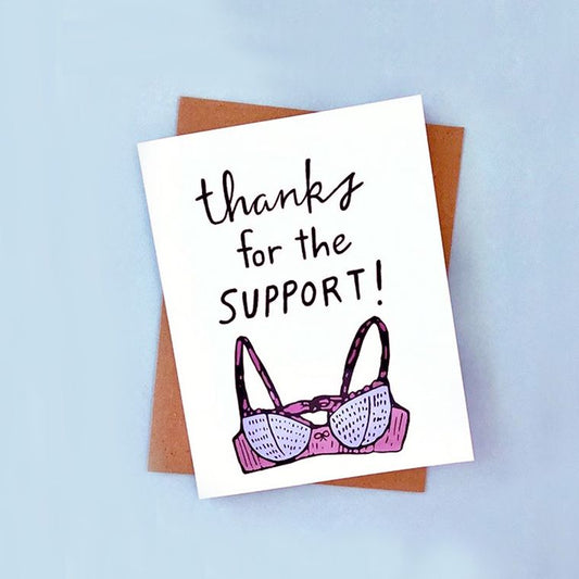 Thanks for the support Card - Aviate Press