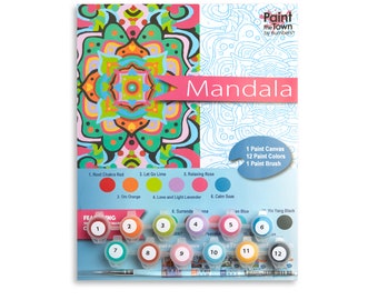 Paint The Town By Numbers - Mandala
