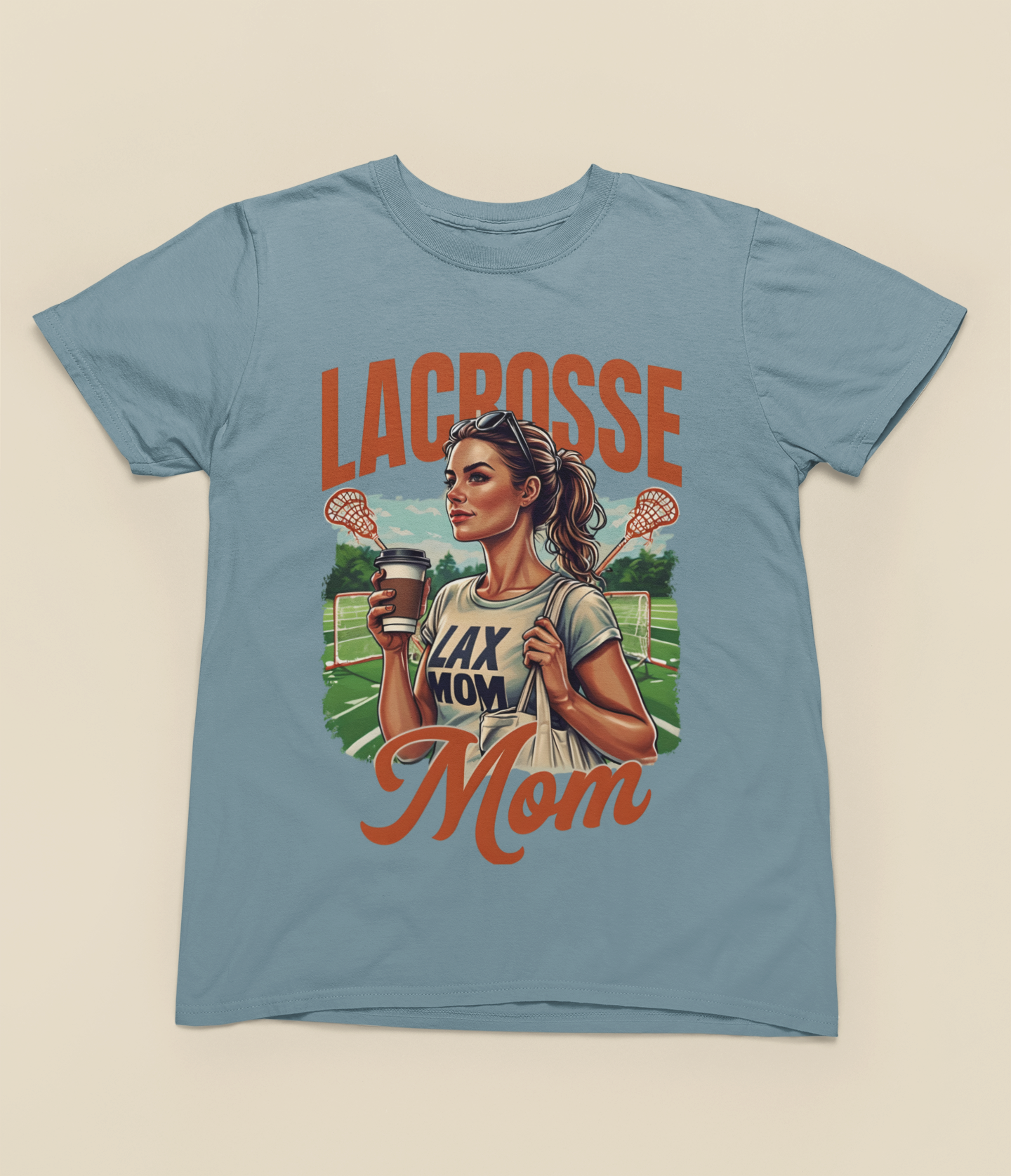 Chic Lacrosse Mom Tee