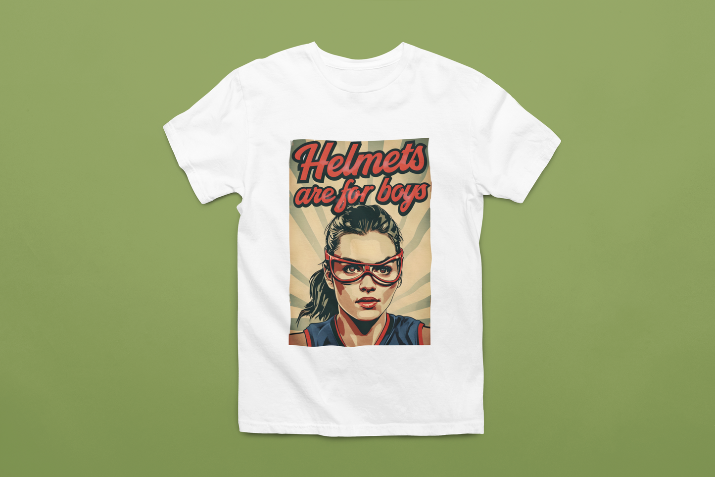 Helmets Are For Boys Youth Tee
