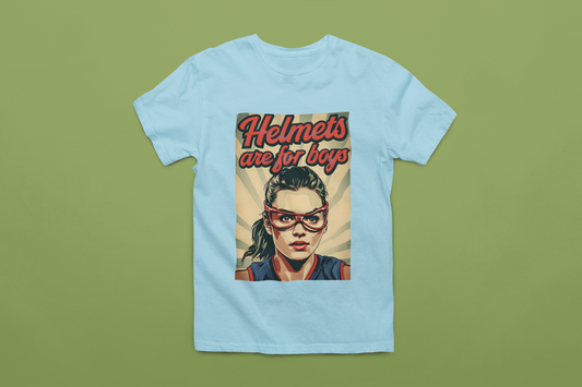 Helmets Are For Boys Youth Tee