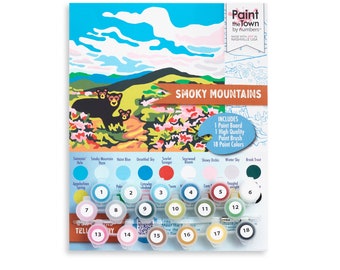 Paint The Town By Numbers - Smoky Mountain