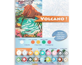 Paint The Town By Numbers - Volcano